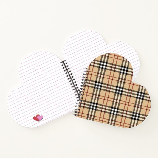 Schottisches Tartan-Muster Notizblock (Innenseite)
