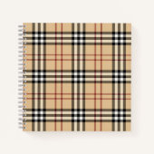 Schottisches Tartan-Muster Notizblock (Vorderseite)