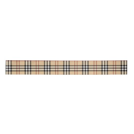 Schottisches Tartan-Muster Satinband (Vorderseite)
