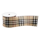 Schottisches Tartan-Muster Satinband (Spule)