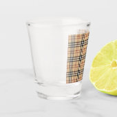 Schottisches Tartan-Muster Schnapsglas (Links)