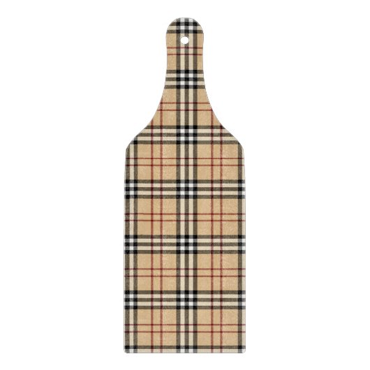 Schottisches Tartan-Muster Schneidebrett (Vorderseite)