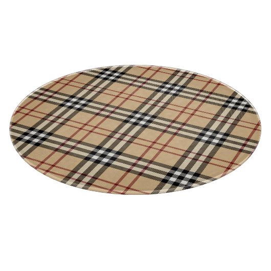 Schottisches Tartan-Muster Schneidebrett (Ecke)