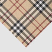 Schottisches Tartan-Muster Seidenpapier (Detail)