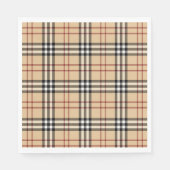 Schottisches Tartan-Muster Serviette (Vorderseite)
