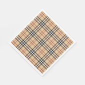 Schottisches Tartan-Muster Serviette (Ecke)