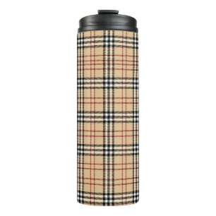 Schottisches Tartan-Muster Thermosbecher