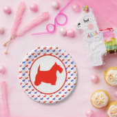 Schottisches Terrier-Party Pappteller (Party)