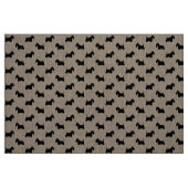 Schottisches Terrier-Silhouette-Muster Stoff (Fat Quarter (45,7 x 55,9 cm))
