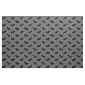Schottisches Terrier-Silhouette-Muster Stoff (Fat Quarter (45,7 x 55,9 cm))