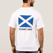 Schottisches Unabhängigkeit Ecosse Libre T-Shirt (Rückseite)