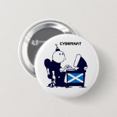 Schottisches Unabhängigkeit Indy Cybernat Button (Vorne & Hinten)