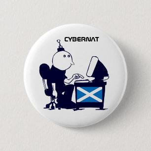 Schottisches Unabhängigkeit Indy Cybernat Button
