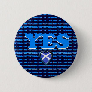 Schottisches Unabhängigkeits-ja Button