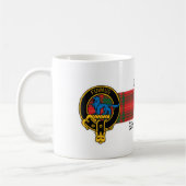 Schottisches Wappen Bruce und Tartan-Tasse Kaffeetasse (Links)