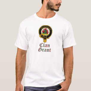 Schottisches Wappen Grants und Tartanclanname T-Shirt