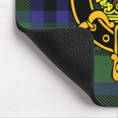 Schottisches Wappen Keith und Tartan-Mausunterlage Mousepad (Ecke)