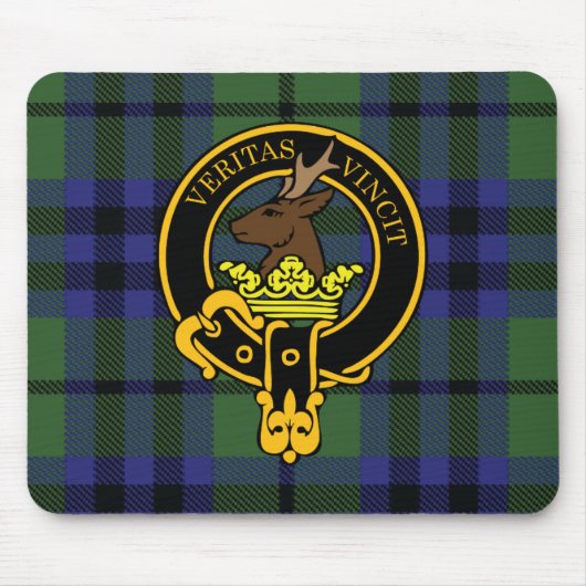Schottisches Wappen Keith und Tartan-Mausunterlage Mousepad (Vorne)