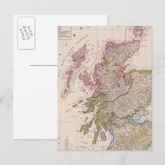 Schottland 14 postkarte (Vorne/Hinten)