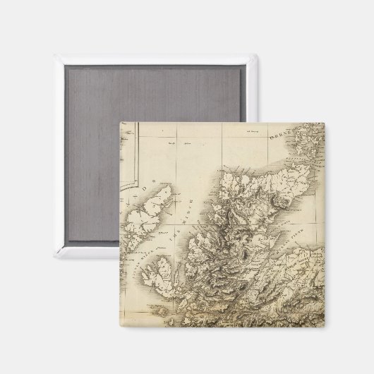 Schottland 19 magnet (Vorderseite/Rückseite)