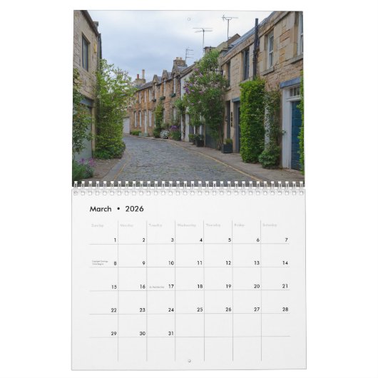 Schottland 2026 Foto-Kalender Kalender (Mär 2026)