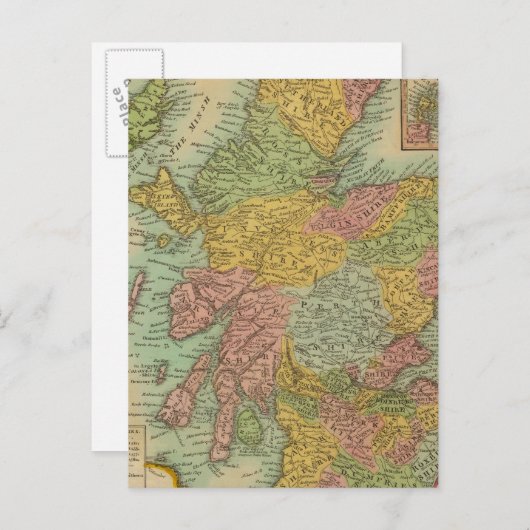 Schottland 3 postkarte (Vorne/Hinten)