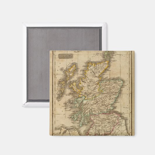 Schottland 4 magnet (Vorderseite/Rückseite)