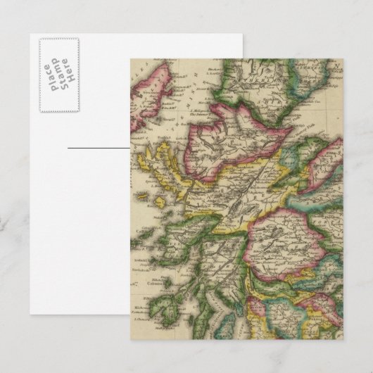 Schottland 7 postkarte (Vorne/Hinten)