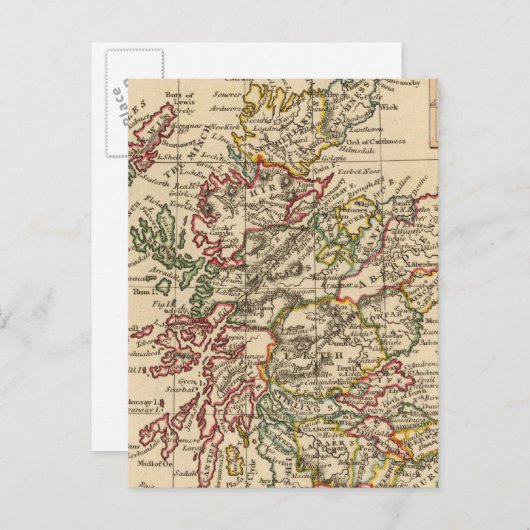 Schottland 7 postkarte (Vorne/Hinten)