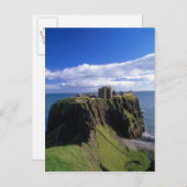 Schottland, Aberdeen. Dunnotar Castle. Postkarte (Vorne/Hinten)
