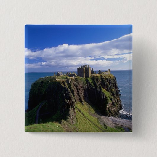 Schottland, Aberdeen. Schloss Dunnotar. Button (Vorderseite)
