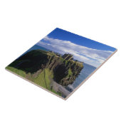 Schottland, Aberdeen. Schloss Dunnotar. Fliese (Seite)