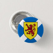 Schottland-Abzeichen - Kreuz u. Löwe Button (Vorne & Hinten)