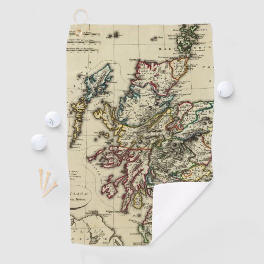 Schottland alt, modern golfhandtuch (Insitu)