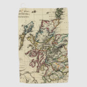 Schottland alt, modern golfhandtuch (Vorderseite)