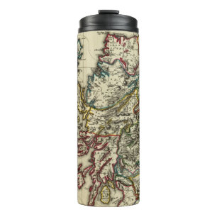Schottland alt, modern thermosbecher