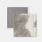 Schottland Atlas Karte 2 Magnet (Vorderseite/Rückseite)