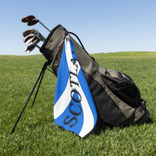 Schottland auf der Schottischen Flagge Golfhandtuch