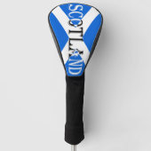 Schottland auf der schottischen Flagge invertiert Golf Headcover (Vorderseite)