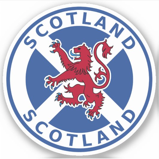 Schottland Aufkleber (Vorderseite)
