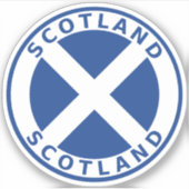 Schottland Aufkleber (Vorderseite)