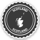 Schottland Aufkleber (Vorderseite)