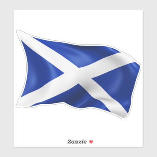 Schottland Aufkleber (Blatt)