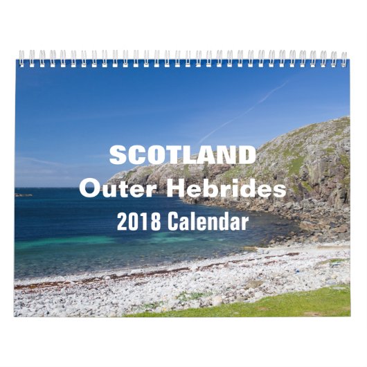 Schottland äußeres Hebrides Kalender (Titelbild)