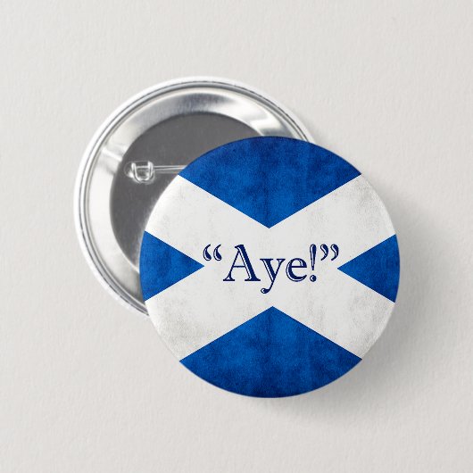 Schottland, AYE! Button (Vorne & Hinten)