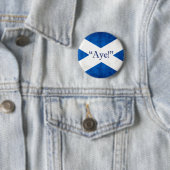 Schottland, AYE! Button (Beispiel)