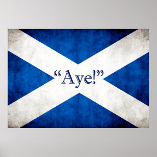 Schottland, AYE! Poster