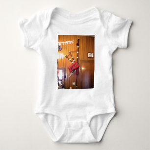 Schottland Bagpipe Tartan Kariertes Musikinstrumen Baby Strampler