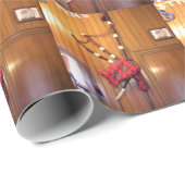 Schottland Bagpipe Tartan Kariertes Musikinstrumen Geschenkpapier (Rolleneckpunkt)