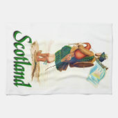Schottland Bagpiper Handtuch (Horizontal)